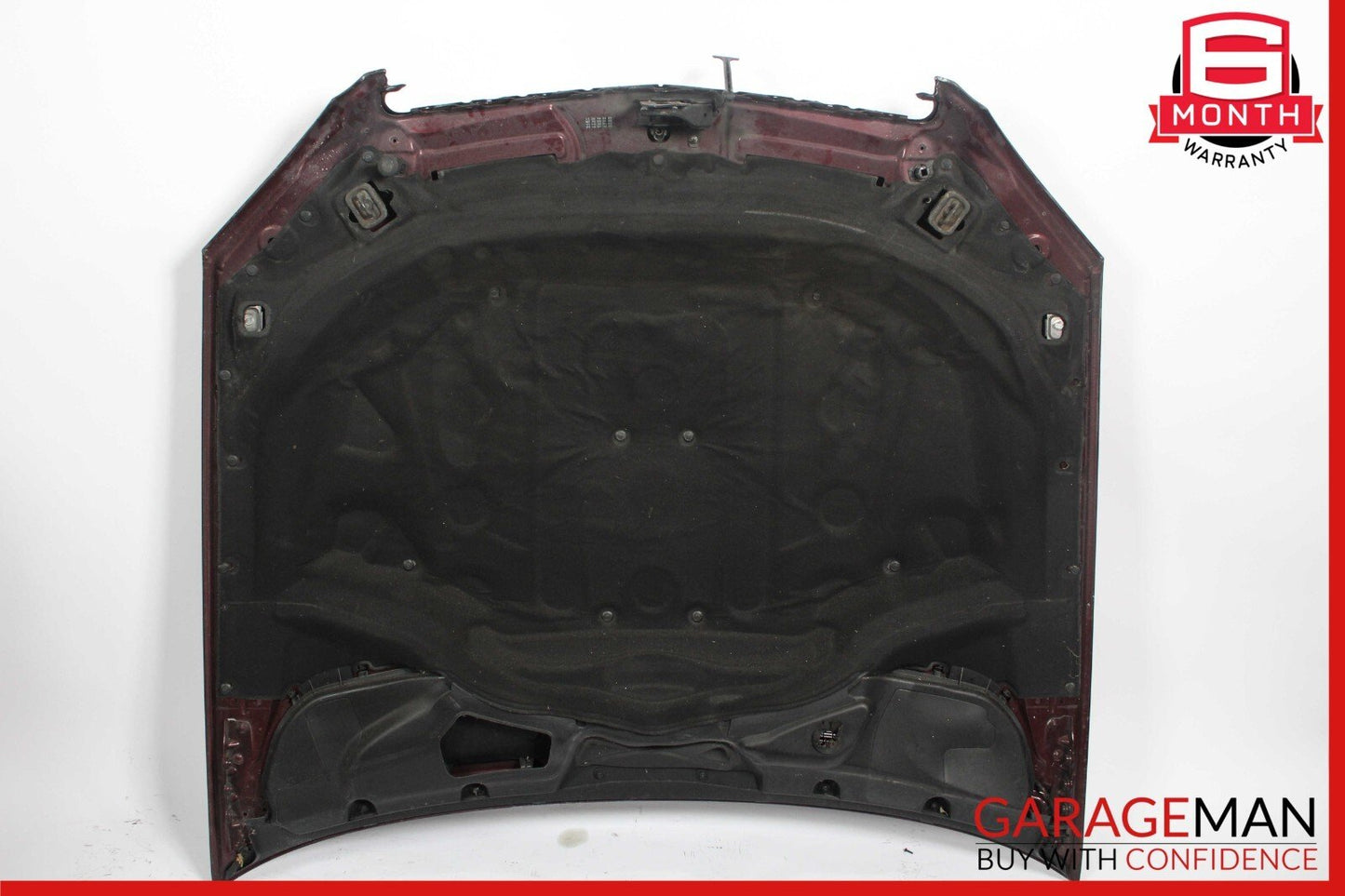 07-13 Mercedes W221 S550 Front Hood Bonnet Cover Panel Air Vent Assy Carneol Red