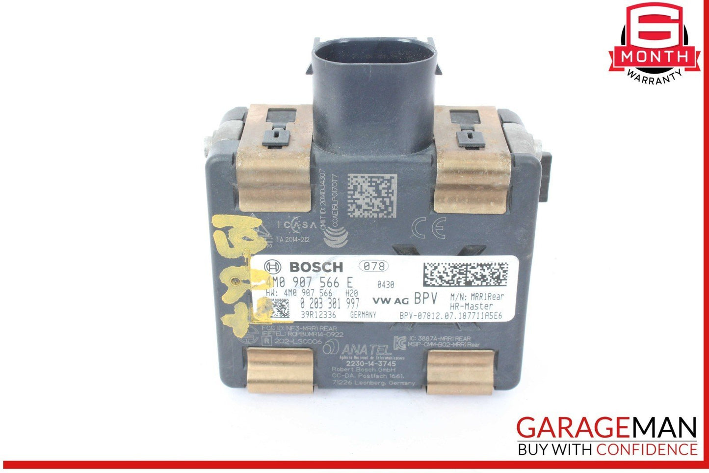 17-24 Audi Q7 Rear Right Passenger Side Blind Spot Alert Sensor 4M0907566E OEM