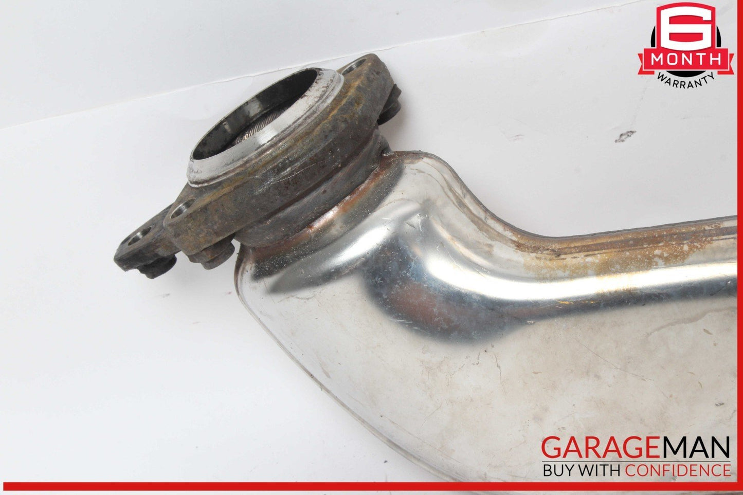 12-18 Mercedes W218 CLS550 4.6L Left Exhaust Pipe Adapter 2781400908 OEM