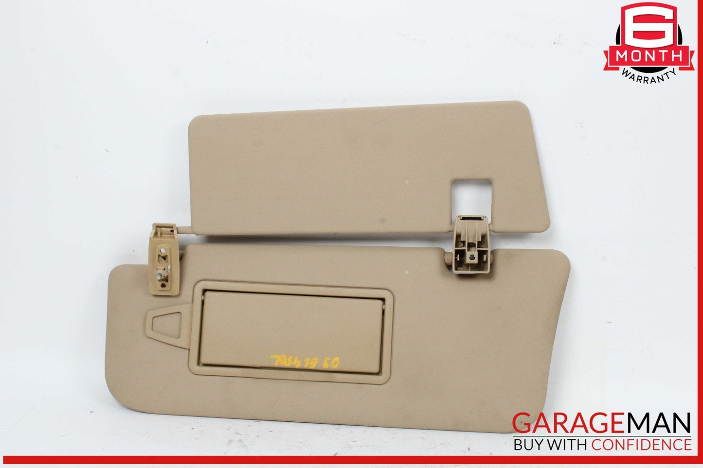 06-12 Mercedes X164 GL450 Front Left Side Sun Visor Sunvisor Shade Beige OEM