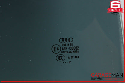 12-18 Audi A7 Rear Right Passenger Side Door Window Auto Glass OEM
