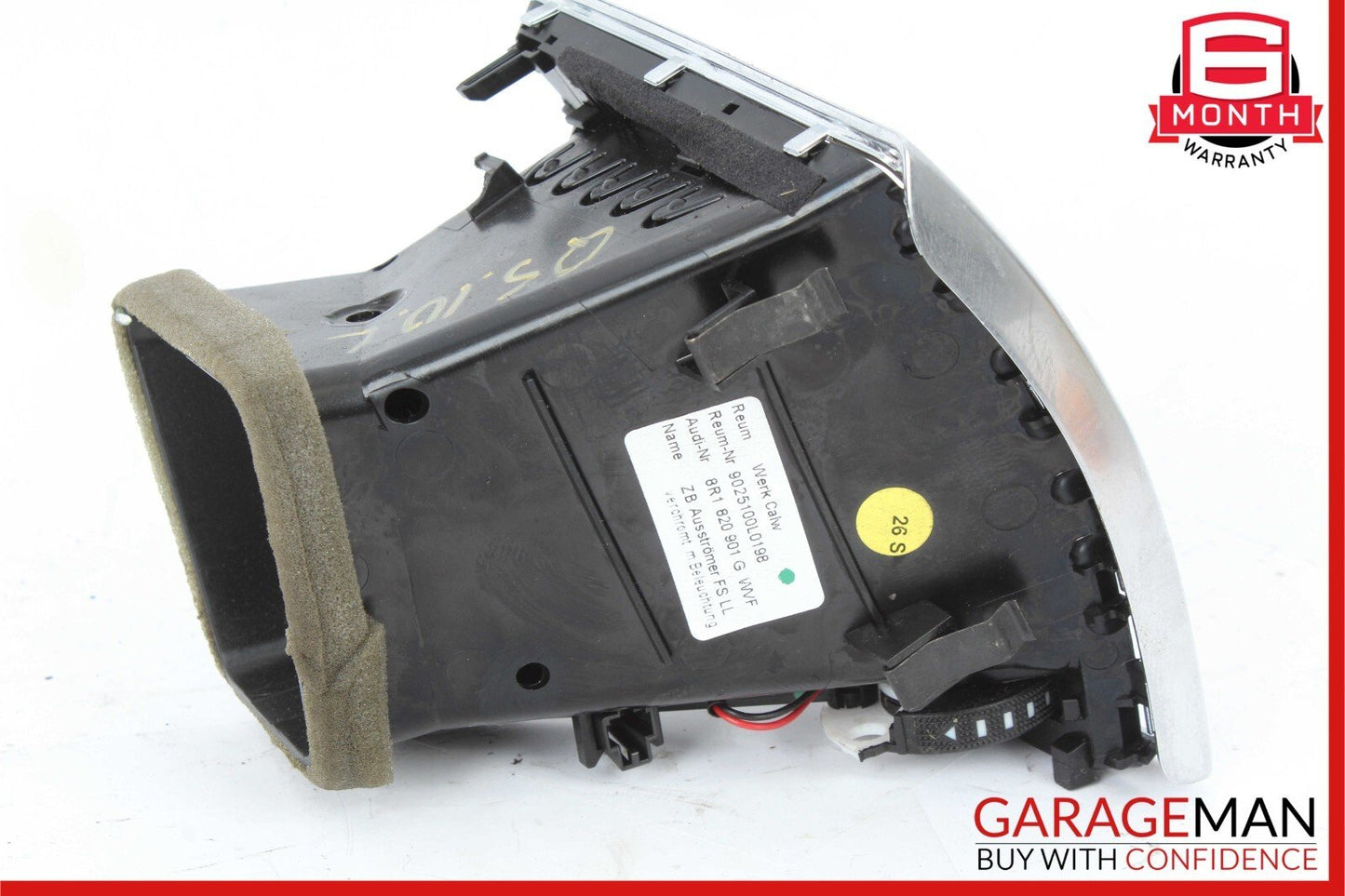 09-12 Audi Q5 Front Left Driver Side Dash AC A/C Air Vent Trim Panel Cover OEM