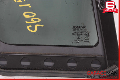 11-18 Volvo S60 Rear Left Driver Side Quarter Window Glass OEM