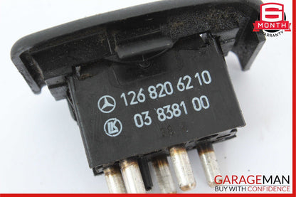 86-91 Mercedes W126 420SEL Rear Left Side Window Switch 1268206210 OEM