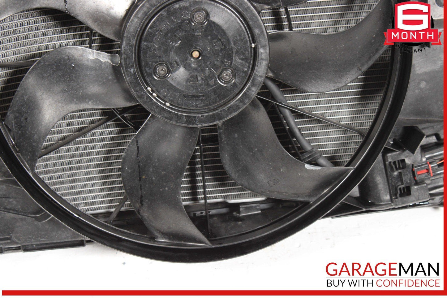15-23 Mercedes W205 C300 Engine Motor Cooling Radiator A/C Condenser Assembly