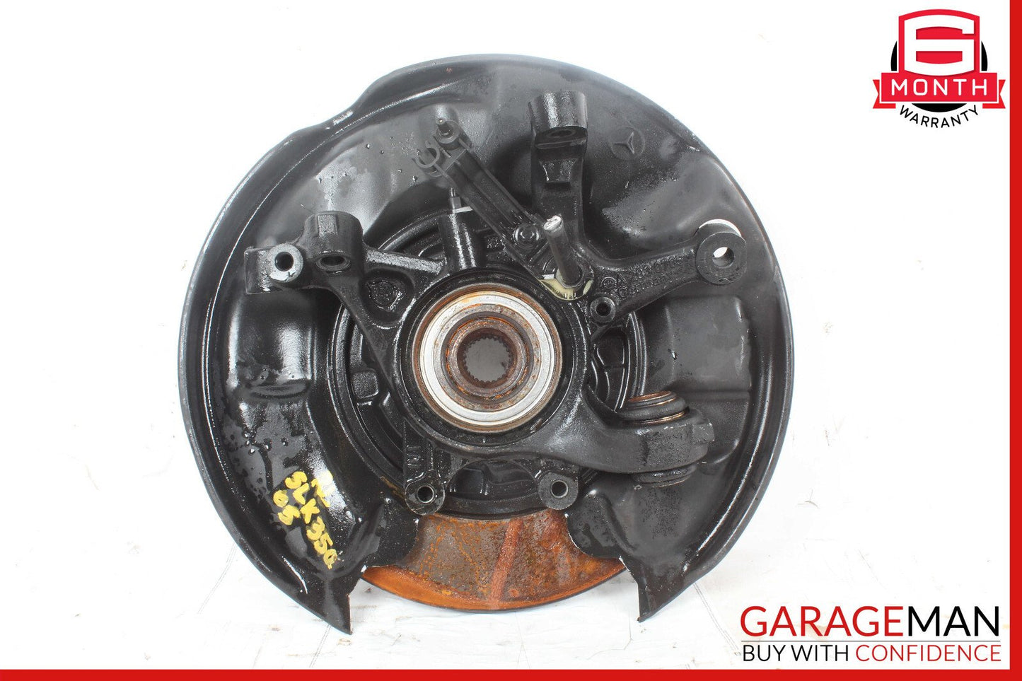 05-11 Mercedes R171 SLK350 Rear Left Spindle Knuckle Hub w/ Rotor Disc OEM