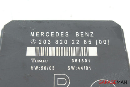 01-07 Mercedes W203 C230 C55 AMG Rear Right Side Door Control Module Unit A127