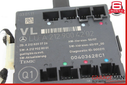 08-14 Mercedes W204 C250 C300 Front Left Driver Side Door Control Module OEM