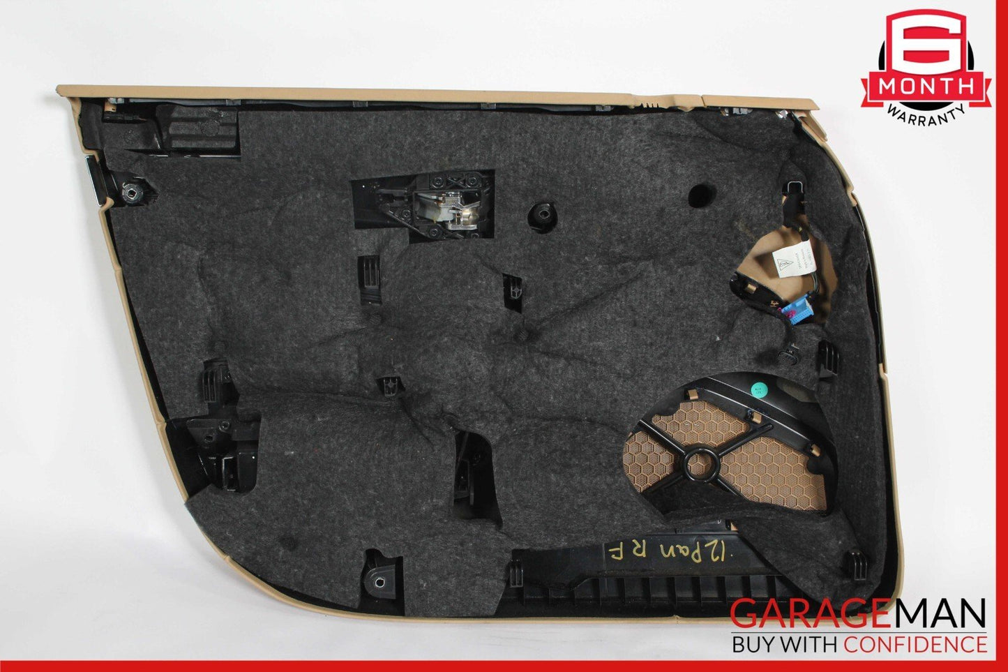 10-16 Porsche Panamera 970 Front Right Interior Door Panel Cover Trim Assy Beige