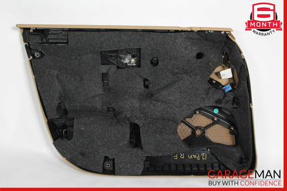 10-16 Porsche Panamera 970 Front Right Interior Door Panel Cover Trim Assy Beige