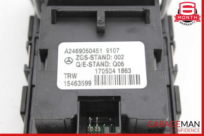 12-20 Mercedes X166 GL450 CLA250 Parking Brake Release Handle