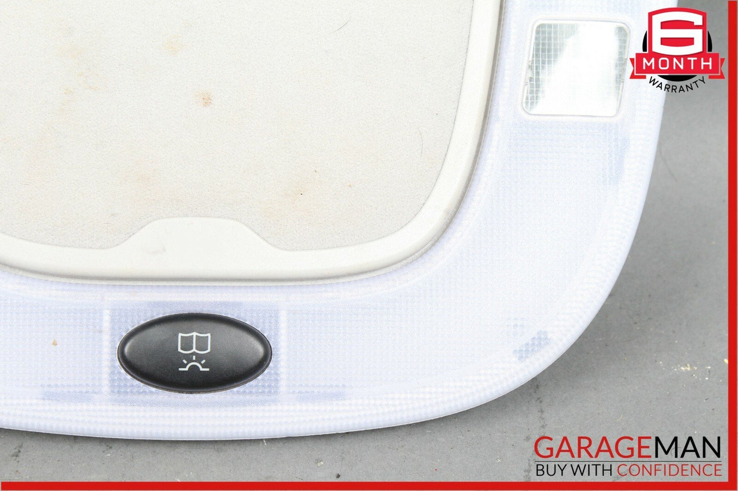00-06 Mercedes W220 S430 S55 AMG Rear Headliner Reading Map Dome Light Beige OEM