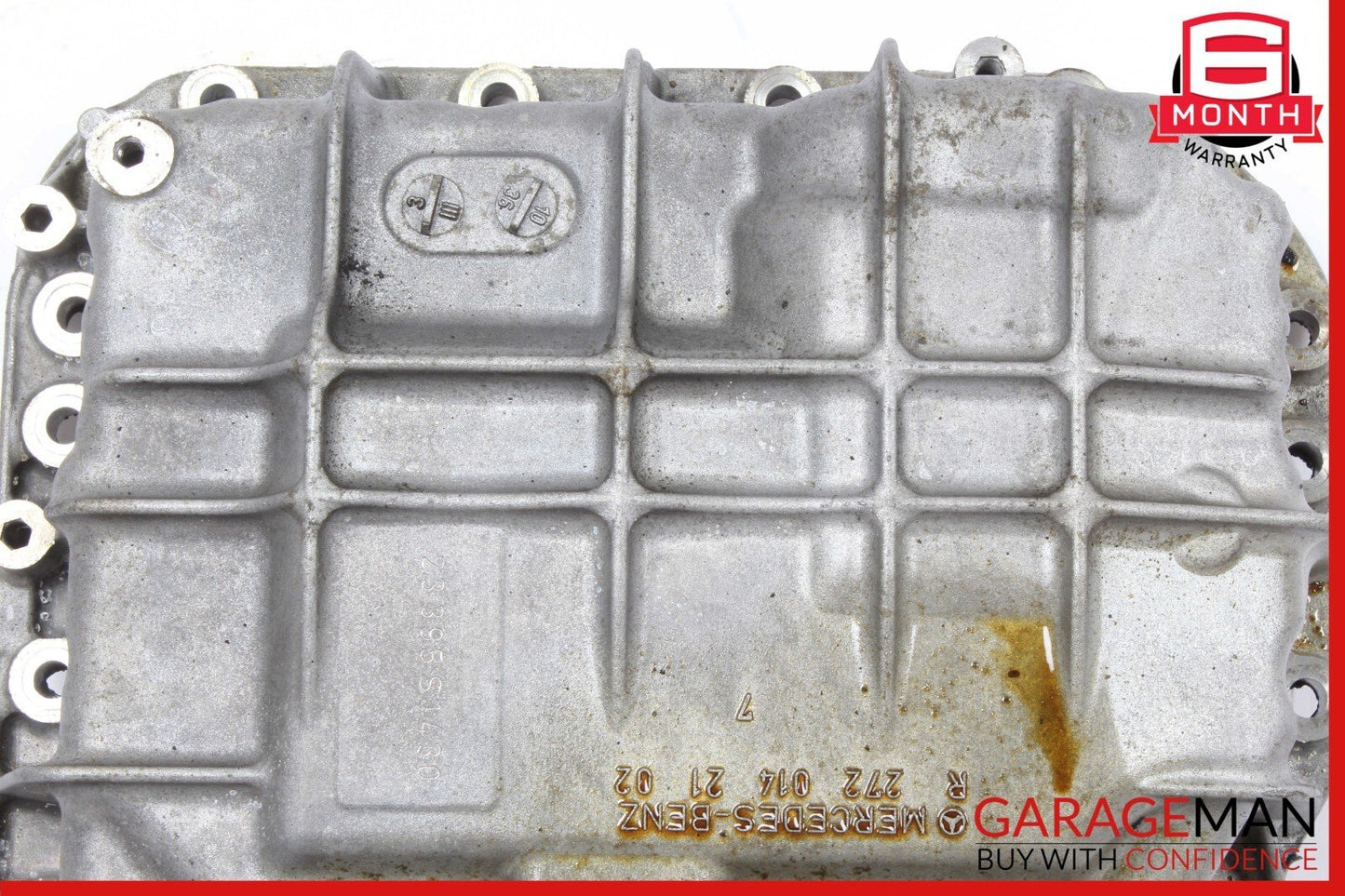 05-11 Mercedes W212 E350 C350 Engine Upper Oil Sump Baffle Pan 2720142102 OEM
