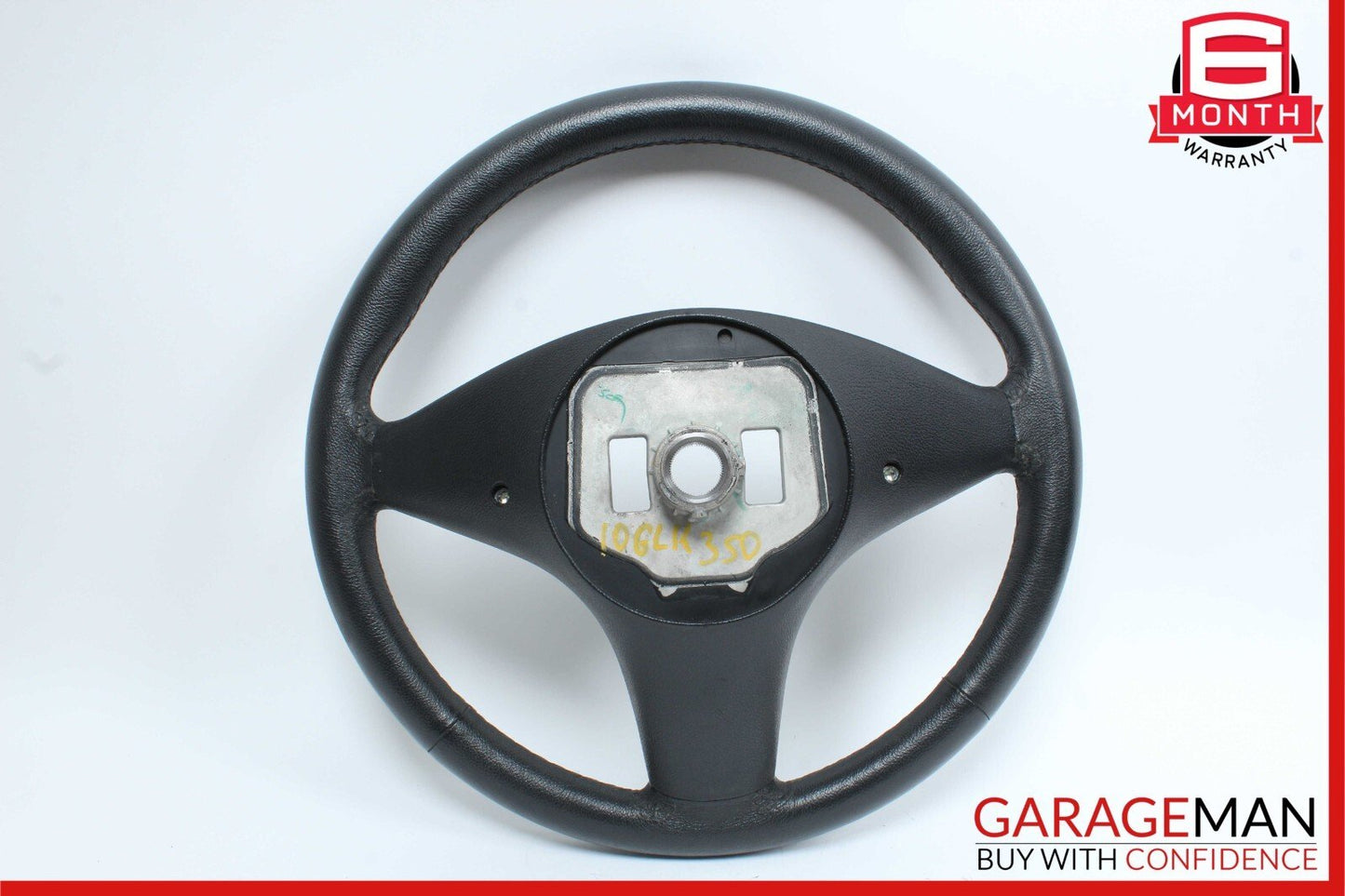 08-12 Mercedes X204 GLK350 C280 C300 3 Spoke Steering Wheel 2044601203 Black OEM