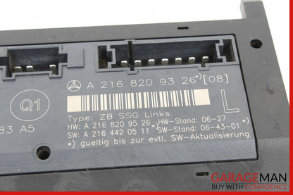 07-13 MERCEDES W216 CL550 FRONT LEFT UNDER SEAT CONTROL MODULE Q1 OEM