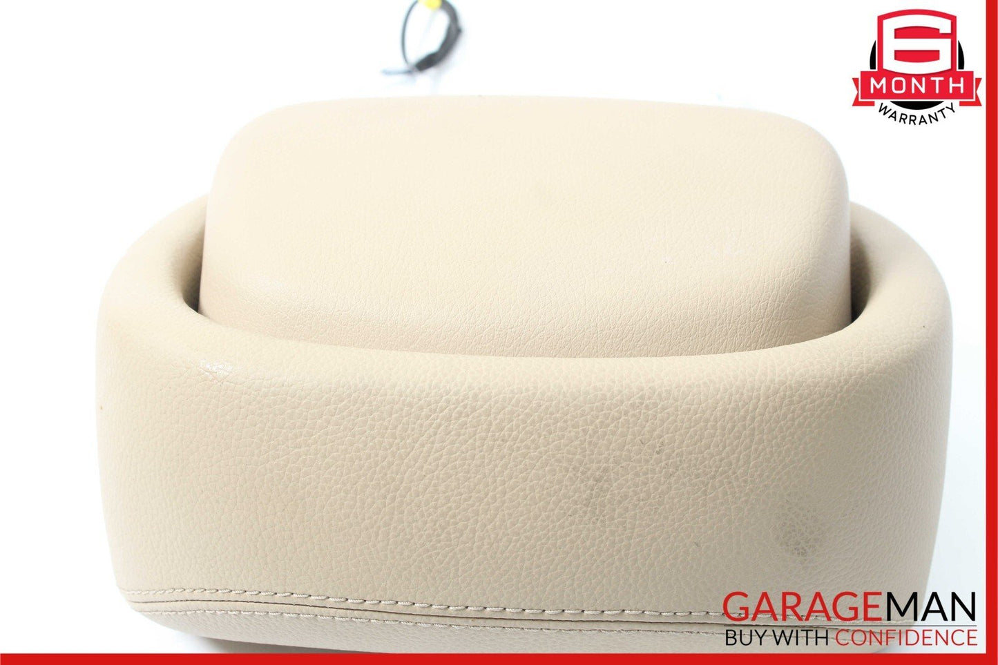 07-09 Mercedes E350 E63 AMG Front Left / Right Seat Headrest Head Rest Beige OEM