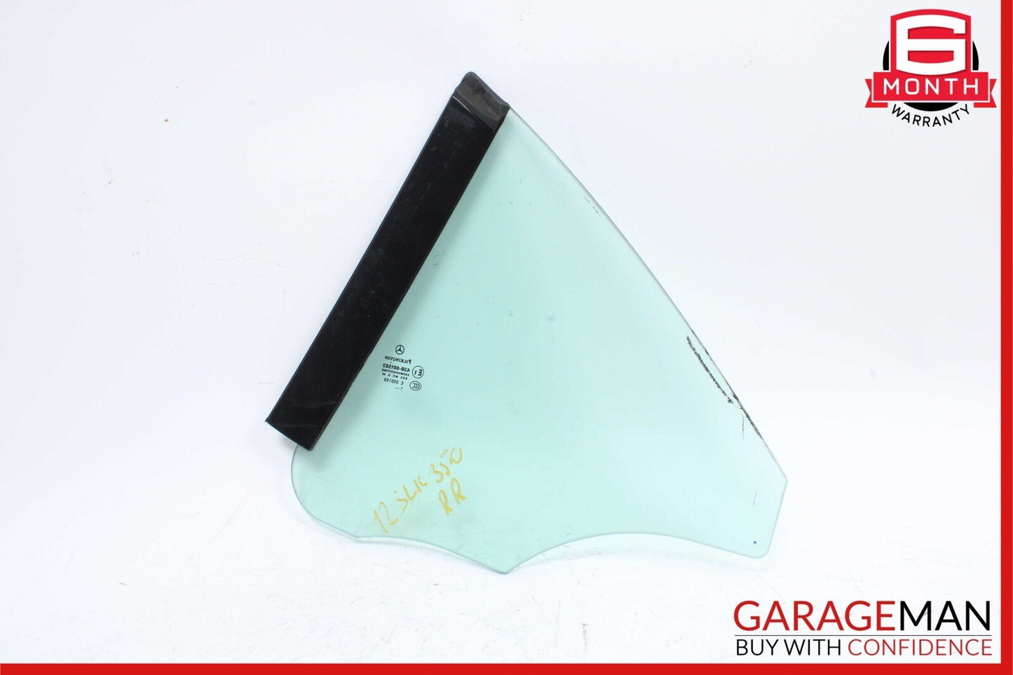 12-20 Mercedes R172 SLK350 SLK250 Rear Right Side Quarter Window Glass OEM