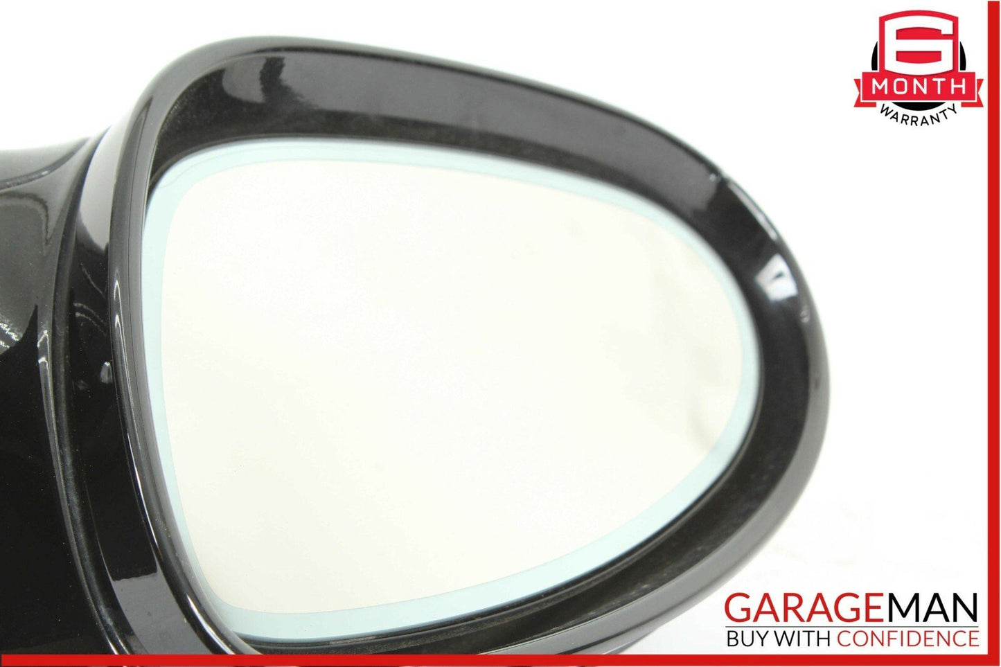 07-09 Mercedes W221 S550 Front Left Side Mirror Rear View Door Obsidian Black