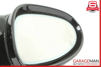 07-09 Mercedes W221 S550 Front Left Side Mirror Rear View Door Obsidian Black