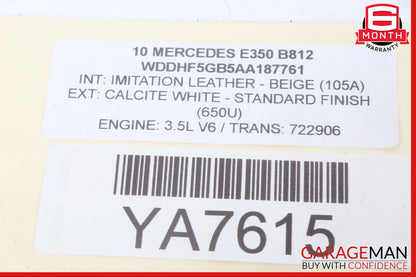 10-13 Mercedes GL450 C350 E350 Front Left Side Bumper Fog Light Foglight Lamp