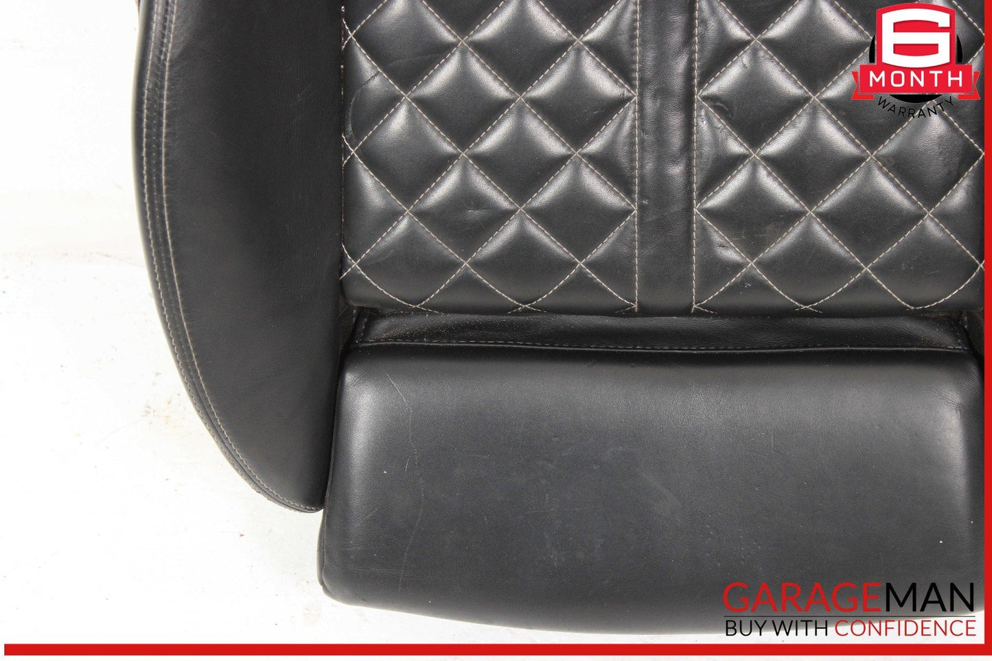 13-18 Audi S6 Front Right Lower Bottom Seat Cushion Black OEM
