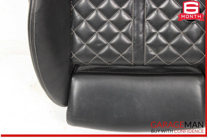 13-18 Audi S6 Front Right Lower Bottom Seat Cushion Black OEM