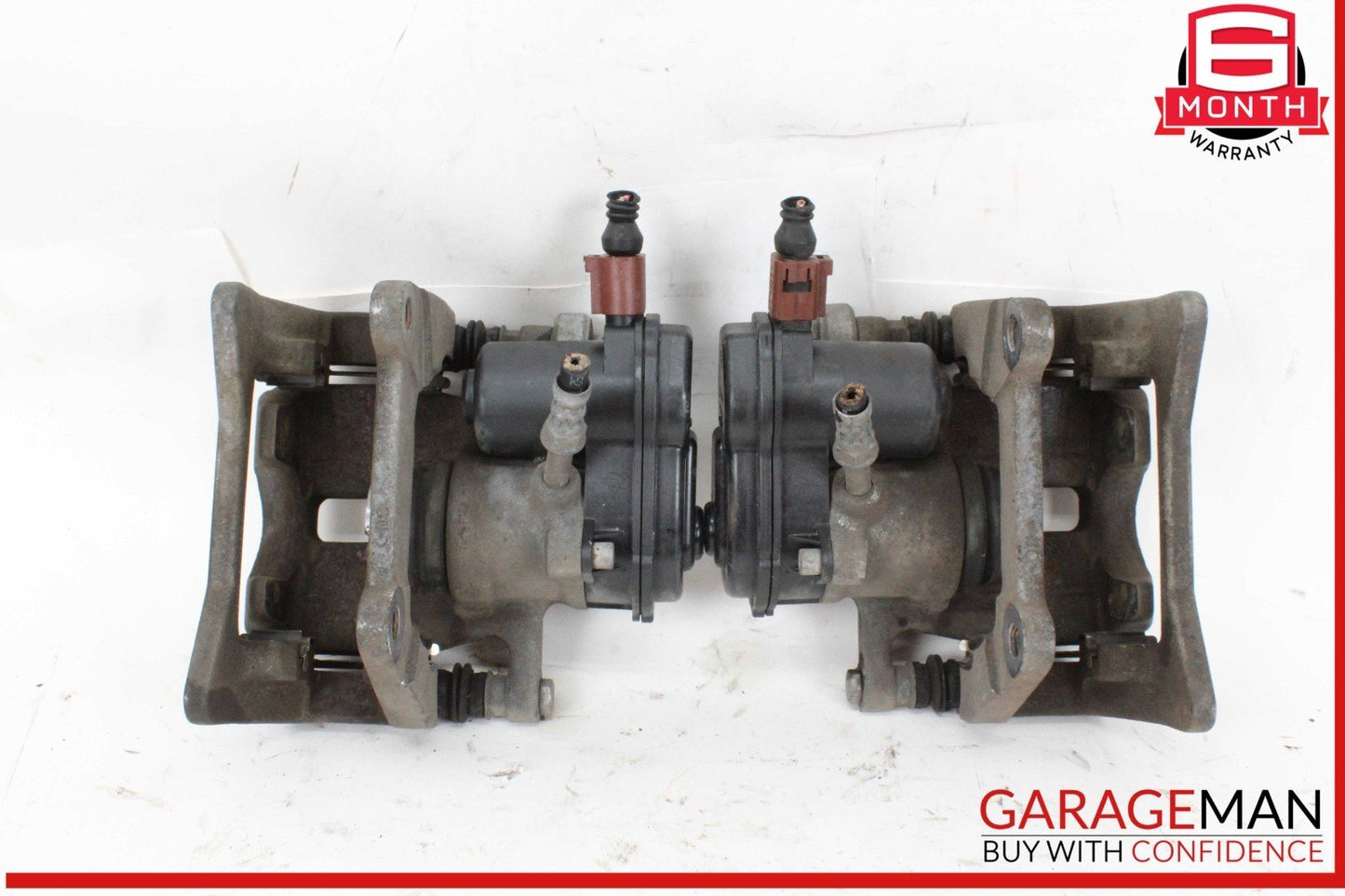 09-17 Audi Q5 A5 S5 A4 Rear Left and Right Side Brake Caliper Calipers Set OEM
