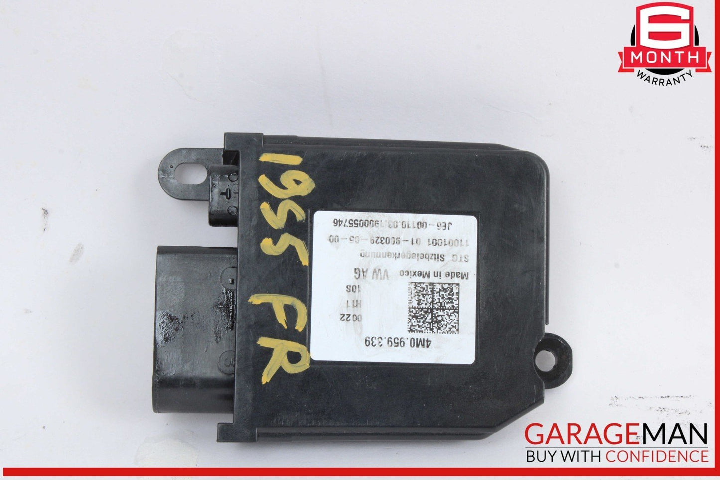 17-24 Audi S5 Q7 A4 Front Right Side Seat Occupant Sensor Module 4M0959339 OEM