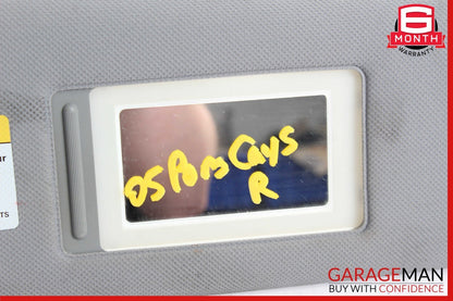 03-10 Porsche Cayenne S 955 Front Right Side Sunvisor Sun Visor Shade Grey OEM