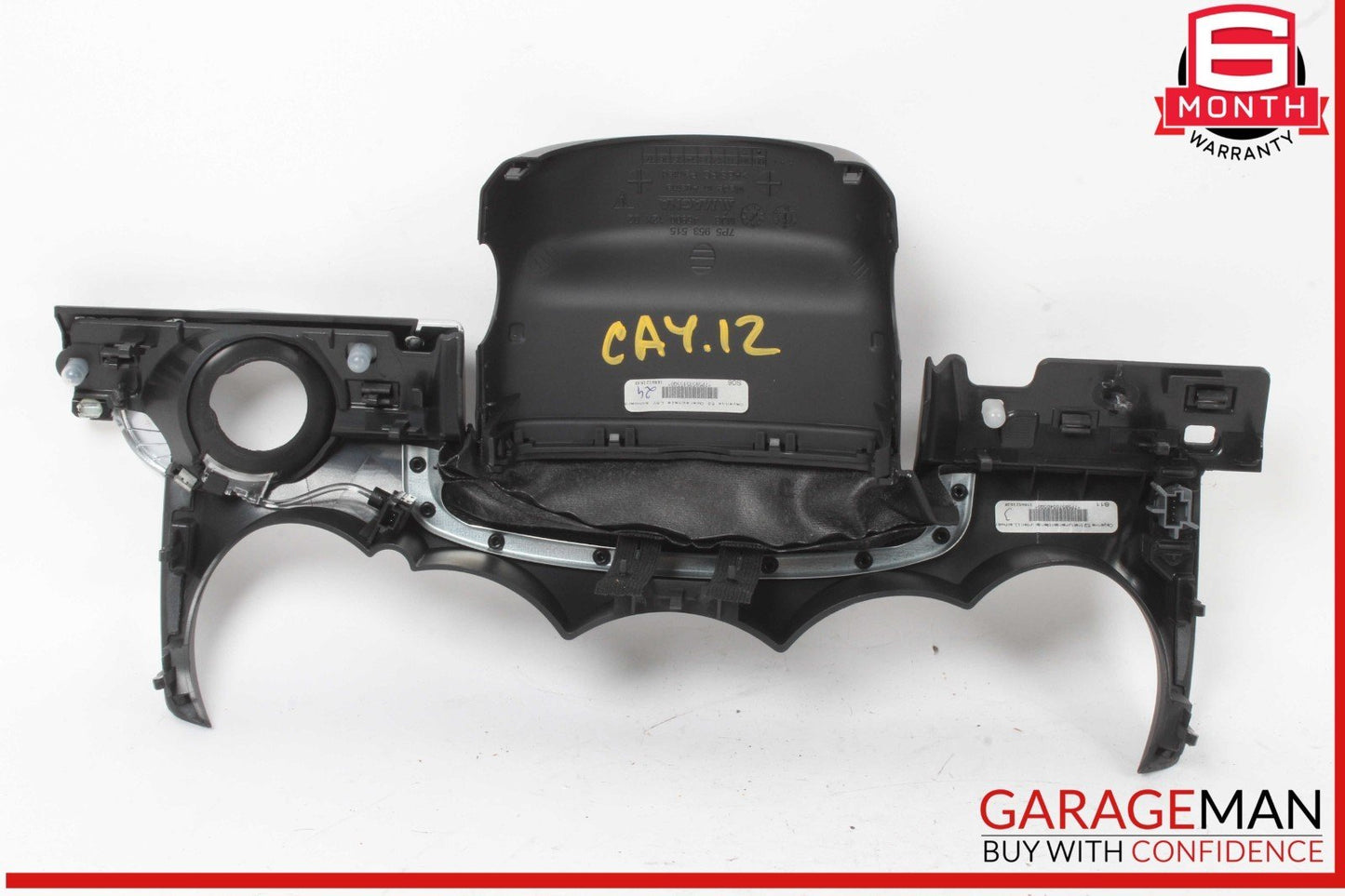 11-18 Porsche Cayenne 958 Steering Column Cover Trim Black 7P5857054 OEM