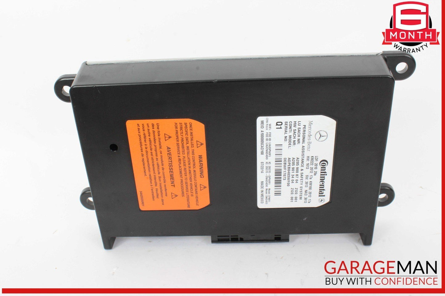 10-20 Mercedes W205 C300 C400 GLA250 SL400 Communication Control Module OEM
