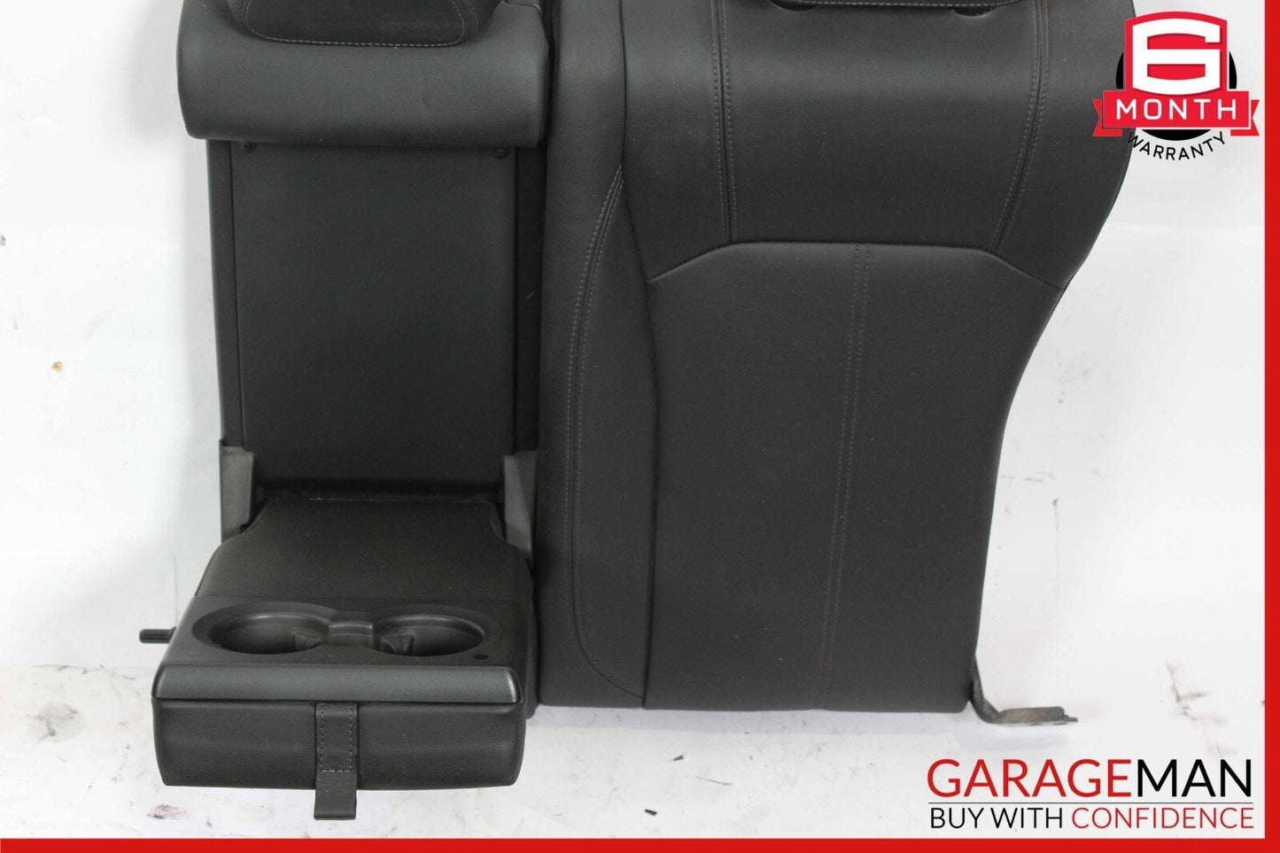 17-21 Alfa Romeo Giulia Rear Left Side Top Upper Seat Cushion Cover Assy Black
