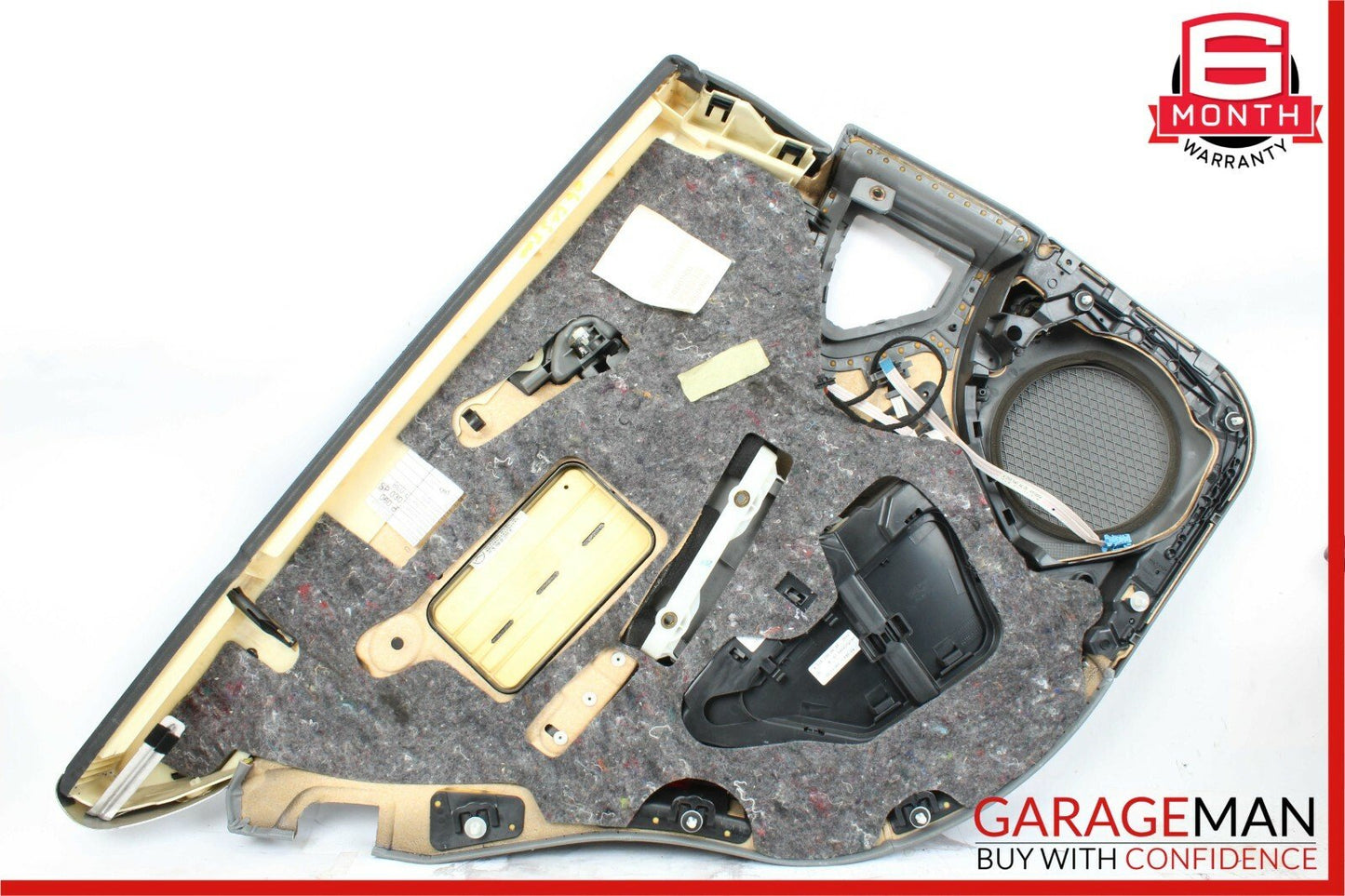 06-11 Mercedes W219 CLS500 CLS550 Complete Rear Right Interior Door Panel Grey