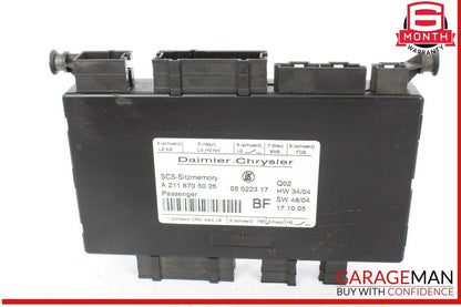03-12 Mercedes W251 R500 4MATIC Front Right Side Seat Control Module OEM
