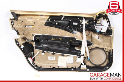 07-09 Mercedes W211 E350 E550 Front Right Interior Door Panel Trim Cover Brown