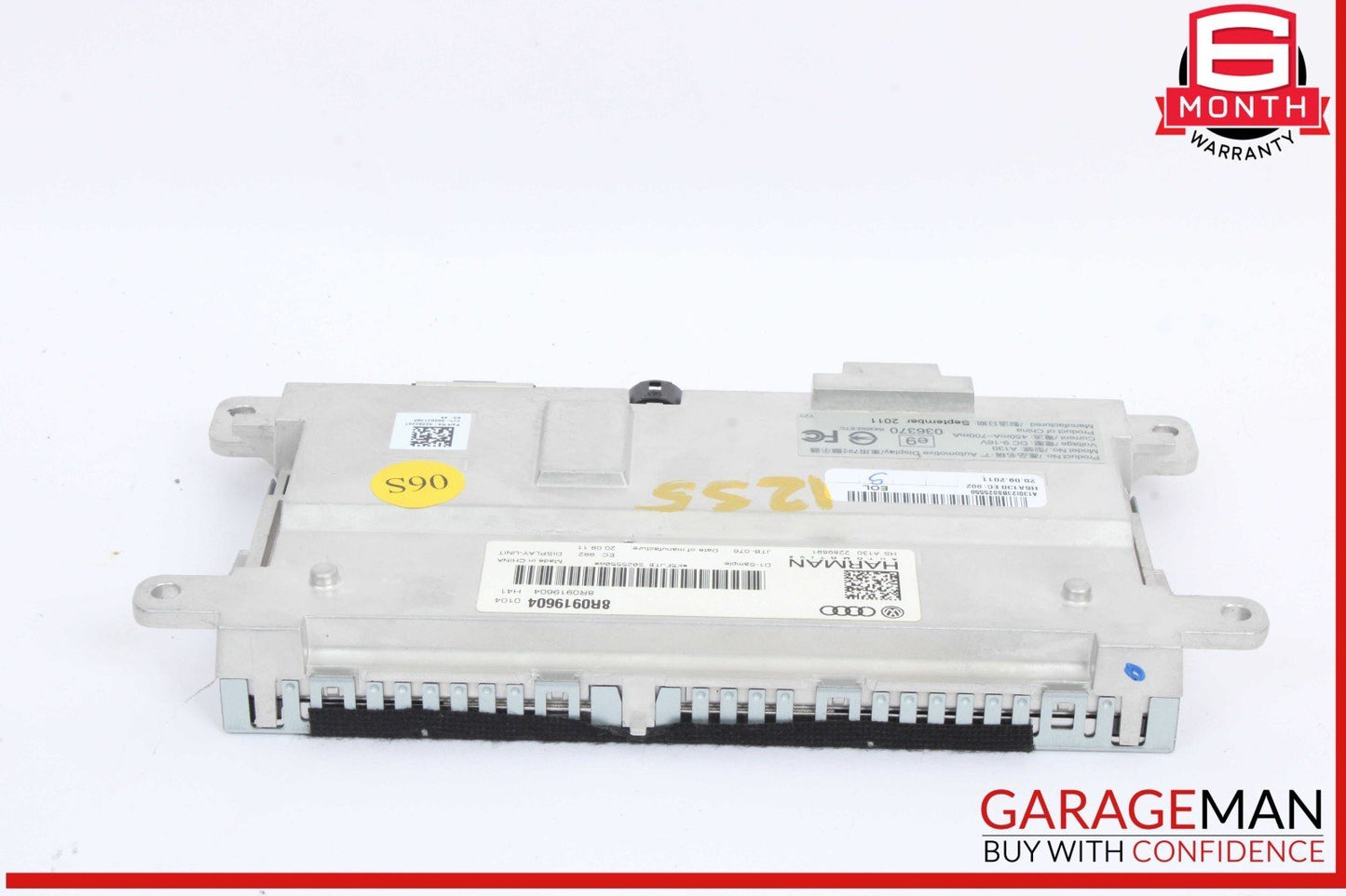 09-16 Audi S5 Front Dash Info Navigation Audio Radio LCD Display Screen Monitor