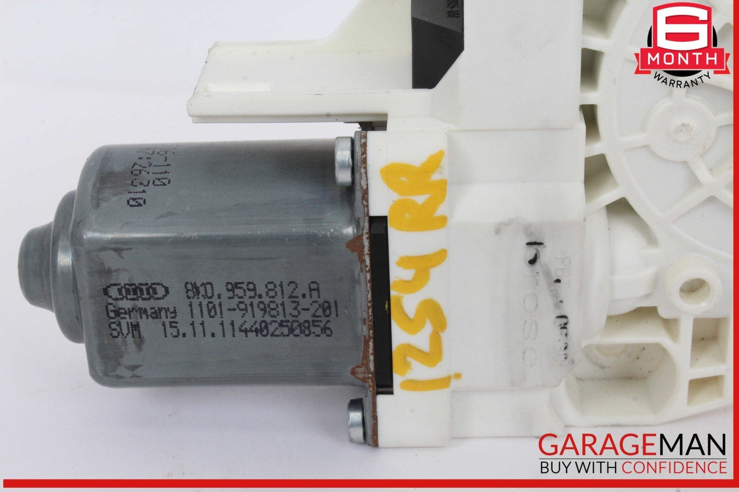 09-12 Audi S4 Rear Right Passenger Side Window Regulator Motor 8K0959812A OEM