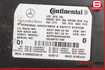 10-20 Mercedes X166 GL450 4MATIC Communication Control Module Unit OEM