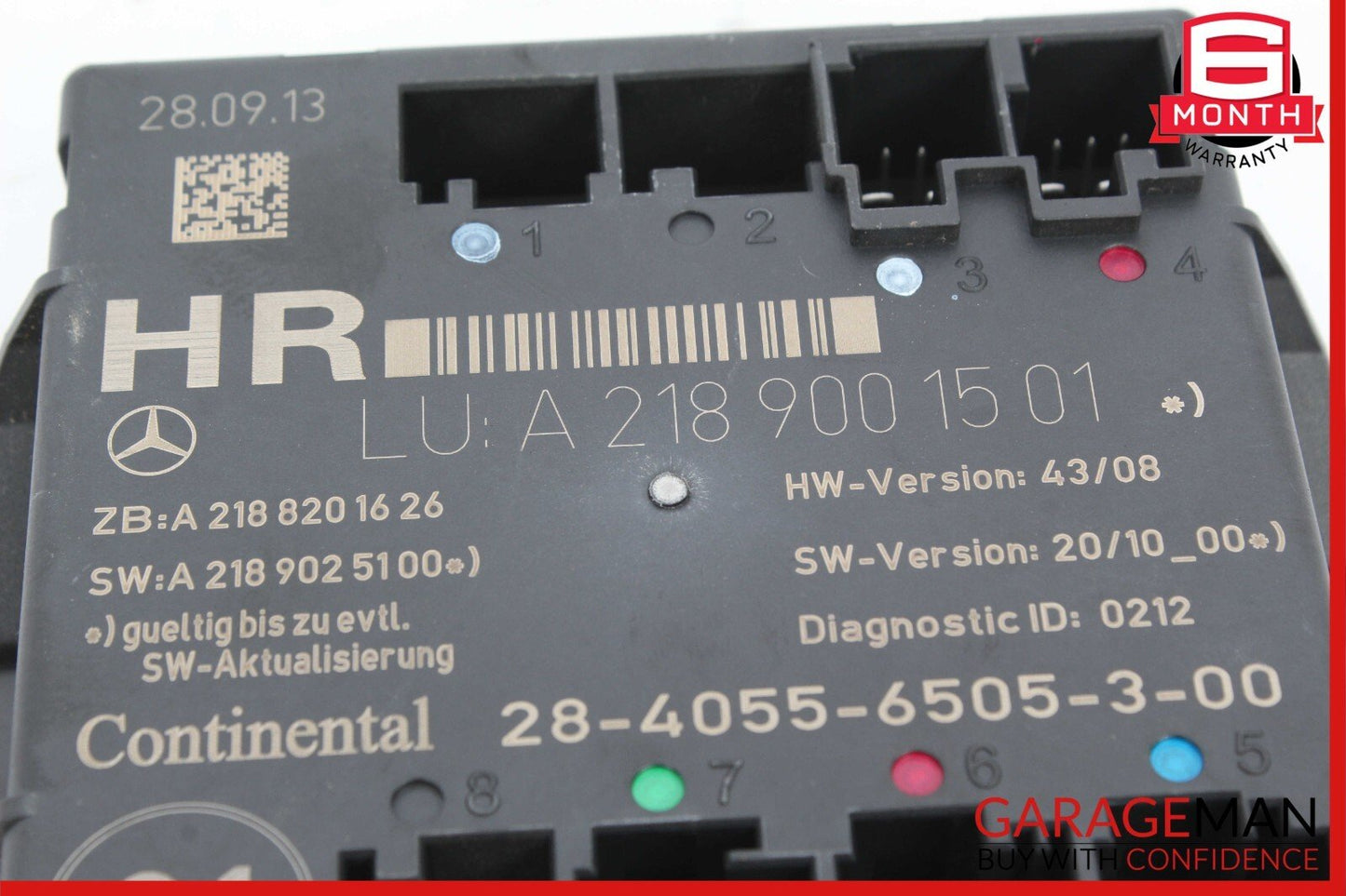 08-18 Mercedes W204 C250 C300 CLS550 Rear Left Side Door Control Module Unit OEM