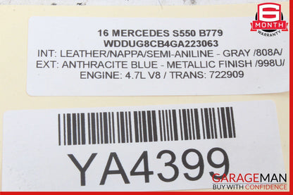 14-17 Mercedes W222 S550 S600 S63 AMG Headlight Switch Control 2229050007 OEM
