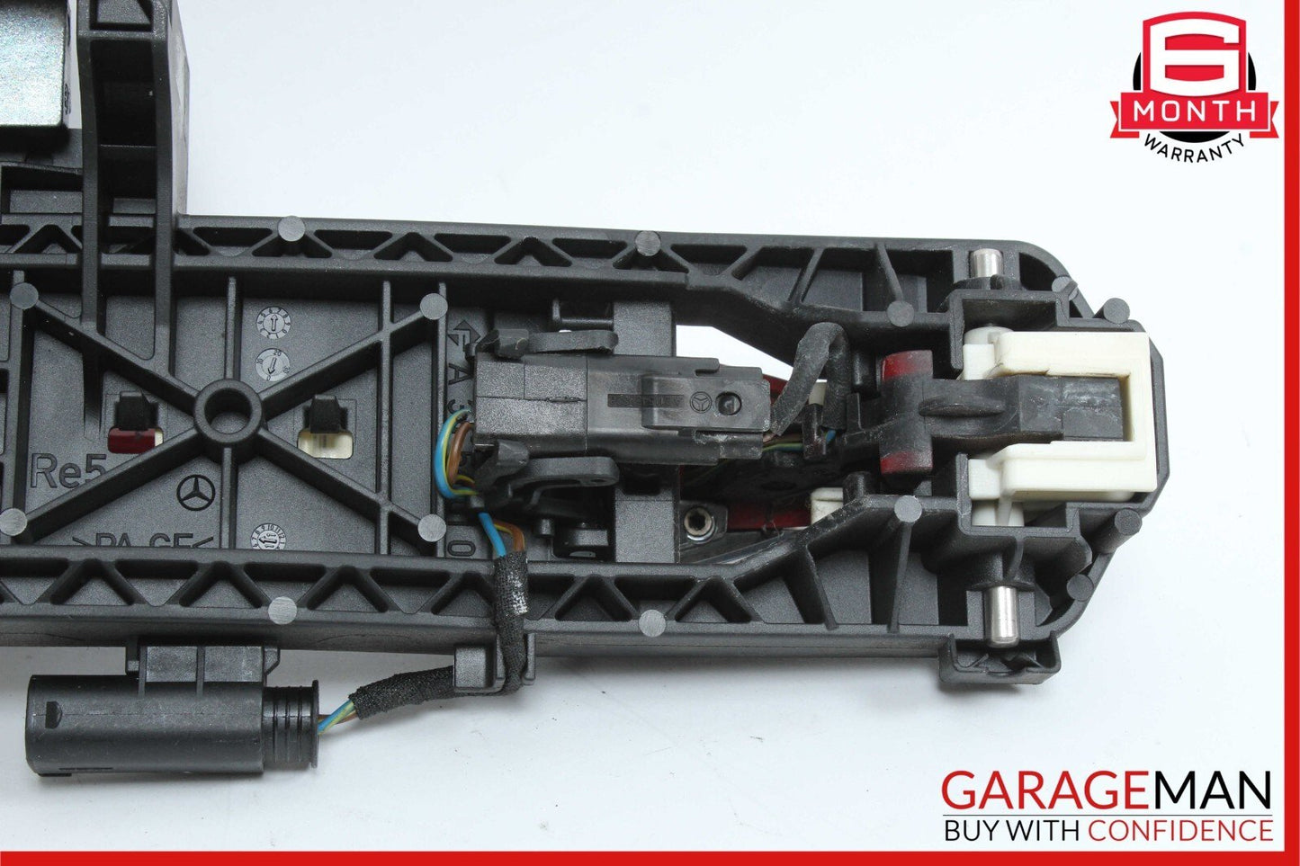 08-14 Mercedes W204 C250 C300 Rear Right Side Exterior Door Handle Red OEM
