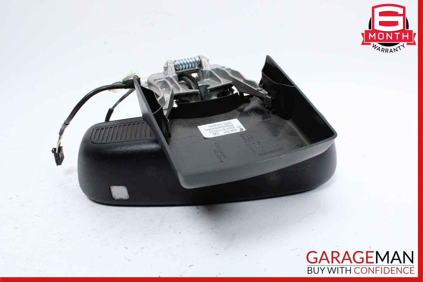 07-09 Mercedes W221 S550 Interior Top Upper Rear View Inside Dim Mirror Black