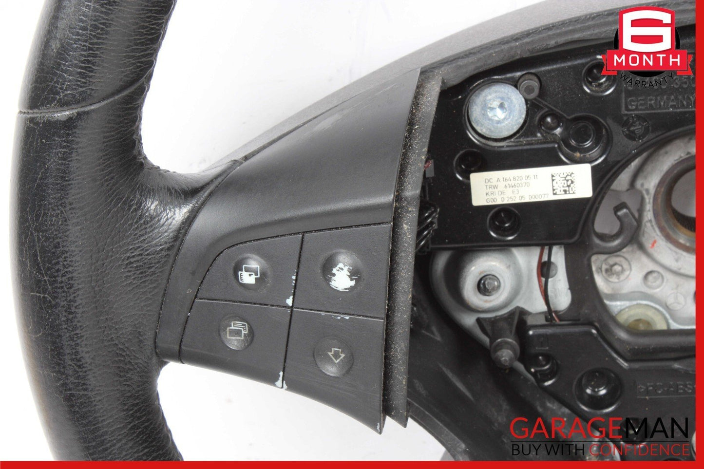 06-08 Mercedes W251 R500 ML320 GL550 Steering Wheel Black w/ Paddle Shifters OEM