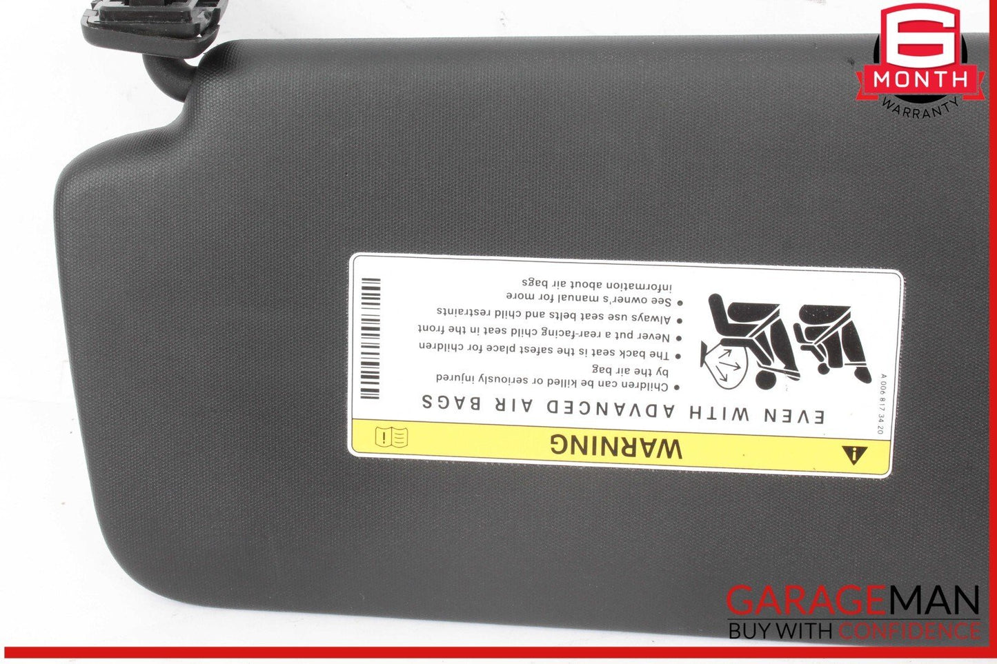 14-20 Mercedes W117 CLA45 AMG Front Right Side Sunvisor Sun Visor OEM