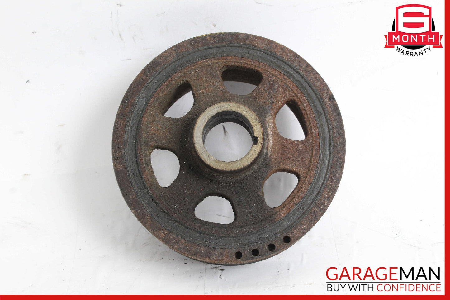 03-14 Mercedes W221 S600 Engine Motor Crankshaft Pulley Vibration Damper OEM