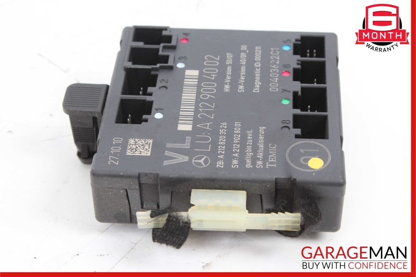 08-14 Mercedes W204 C300 C350 Front Left Driver Side Door Control Module OEM