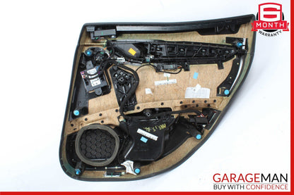 14-17 Maserati Ghibli Rear Left Side Interior Door Trim Panel Assembly Black OEM