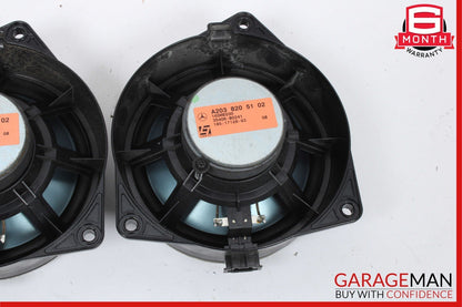 03-09 Mercedes W209 CLK350 Front Right & Left Door Audio Sound Speaker Set of 2