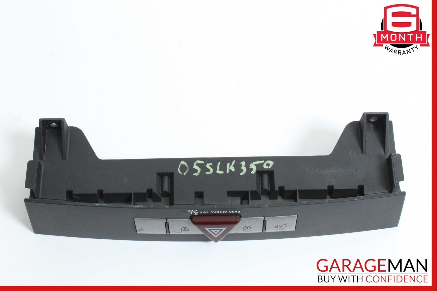 05-11 Mercedes R171 SLK350 SLK280 Door Lock Dash Hazard Light Control Panel