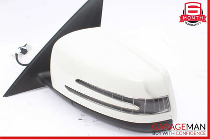 08-14 Mercedes W204 C300 C63 AMG Front Left Side Mirror Rear View Door White